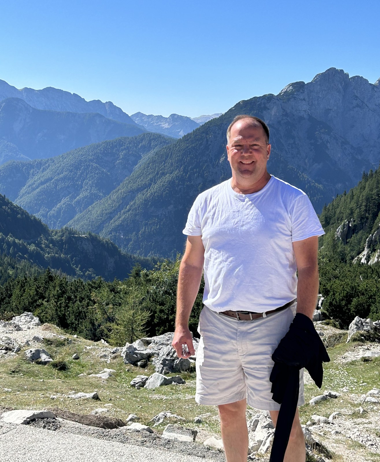 Ron Brumbarger in the mountains